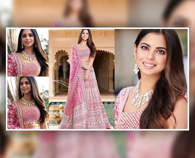 isha ambani marriage lehenga price