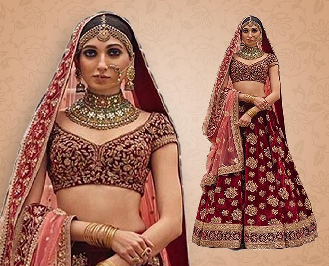 करवा चौथ पर अपने लहंगे को दें यूनिक लुक, इस नए तरीके से पहनें लहंगा |  unique way to wear your bridal lehenga on Karva Chauth - Hindi Boldsky