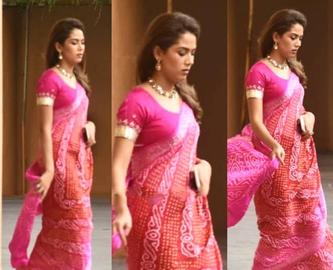 मीरा राजपूत- meera rajput karwa chauth looks