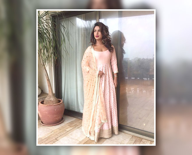 priyanka chopra pastel colour lehenga inside 