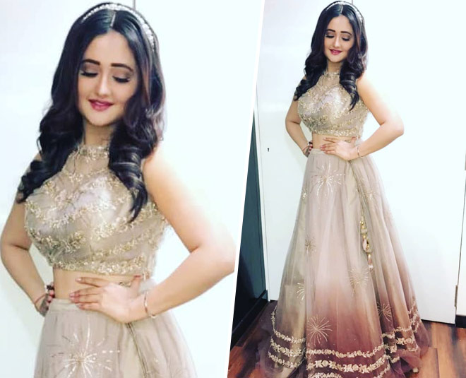 rashami desai attractive blouse inside 