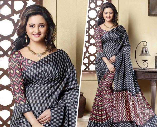 rashami desai beauti ful sarees inside 