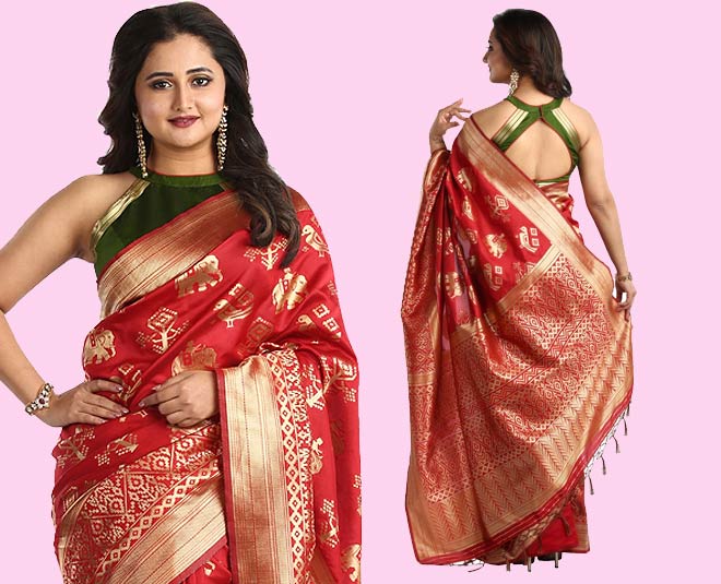 rashami desai stylish blouse design inside 