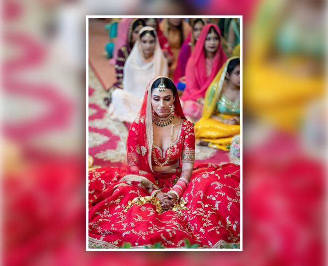 red lehenga back in fashion