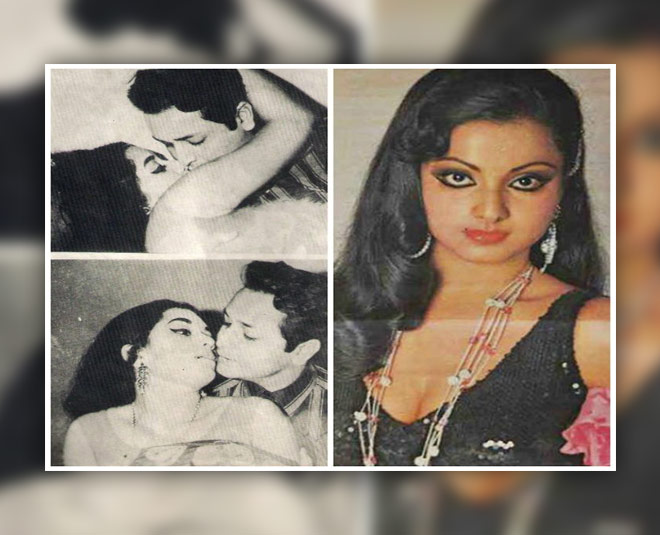 rekha and biswajeet forcefull kiss