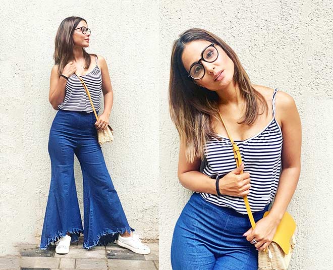 How to Look Stylish in Denim Like Hina Khan-हिना की तरह आप भी डेनिम के