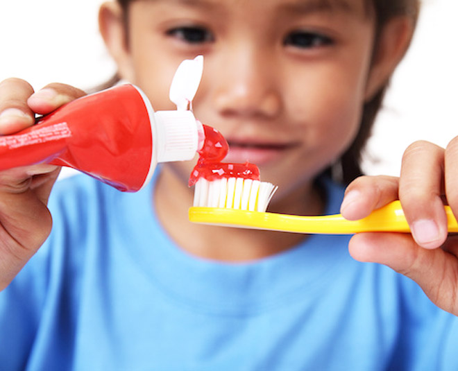 teach children the right way to take care of their teeth inside two