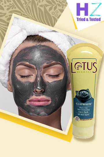 Best Face Pack Lotus Herbal Clay White Black Clay Whitening Hz