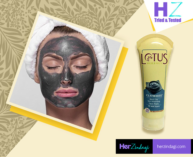 Best Face Pack Lotus Herbal Clay White Black Clay Whitening Hz Tried Tested Product Review Price Experience