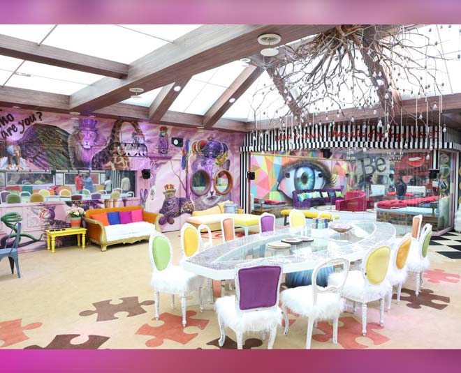bigg boss house dinning area