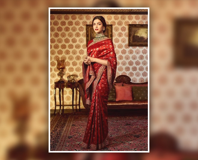 Deepika Padukone's choice of smart jewellery shows you how to not overdo a  Banarasi sari | Fashion News - The Indian Express
