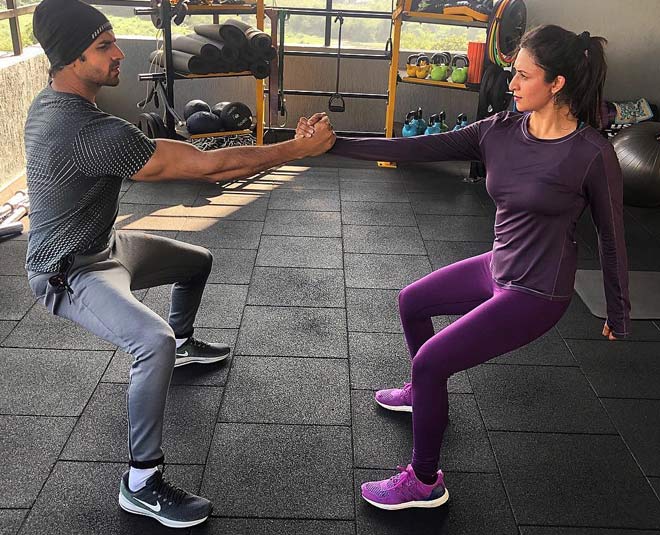 divyanka tripathi vivek dahiya workout inside