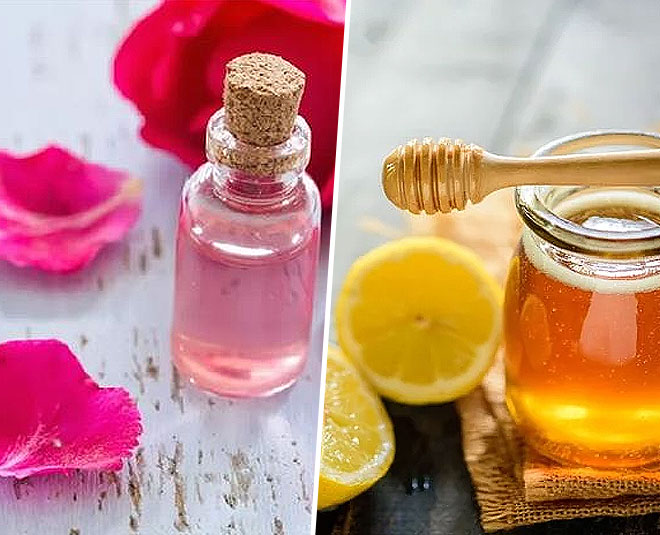 gulab jal with lemon honey