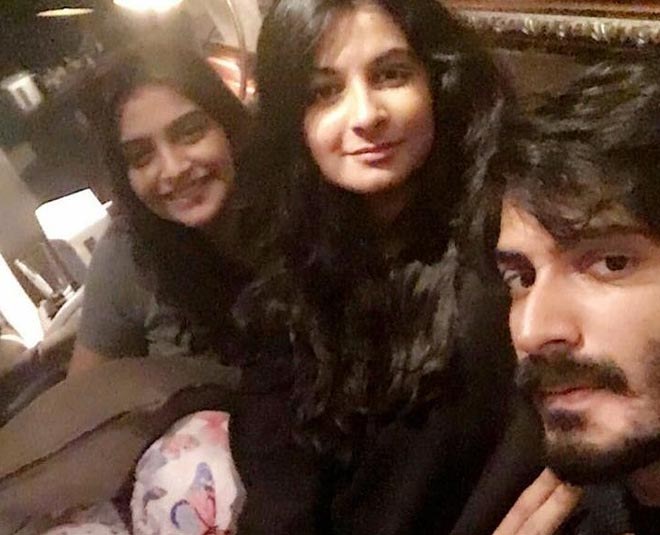 harshvardhan flaunts his back tattoo of sisters rhea sonam inside 