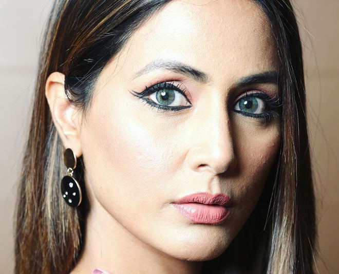 हिना खान का डबल लाइनर लुक heena khan eyeliner look