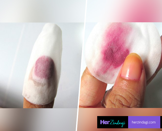 home made nail paint remover