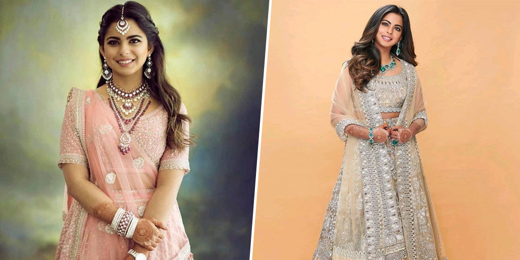 mukesh ambani daughter lehenga