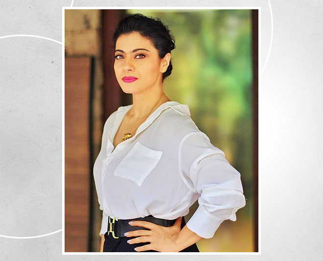 kajol in casual dress inside 