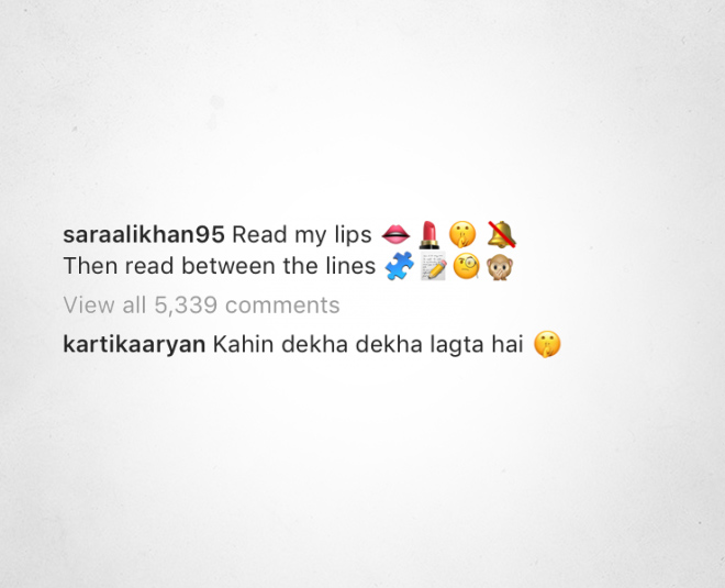 kartik aaryan fails to recognise sara ali khan comment