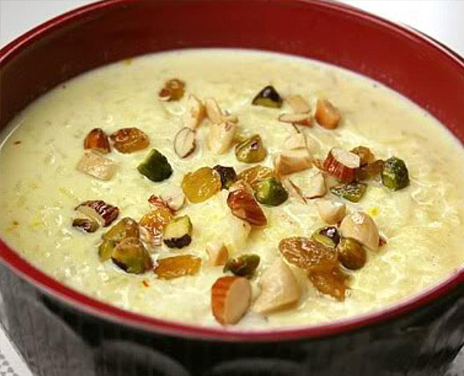 Easy Recipe Of How To Make Sweet Royal Saffron Kheer At Home easy