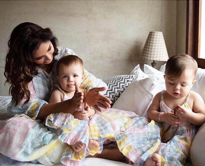 lisa ray with family