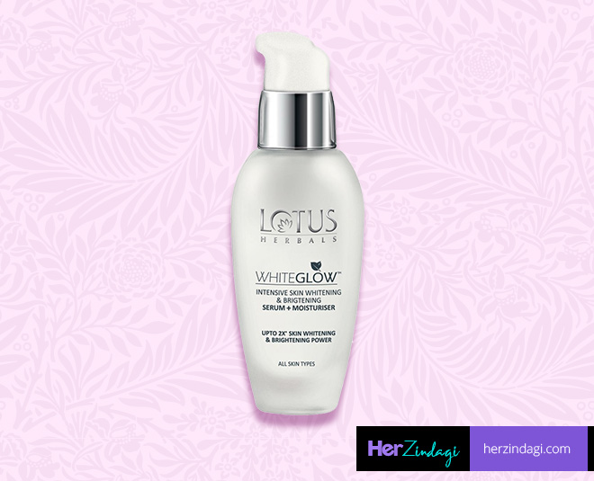 lotus herbals whiteglow intensive skin whitening brightening serum  moisturizer
