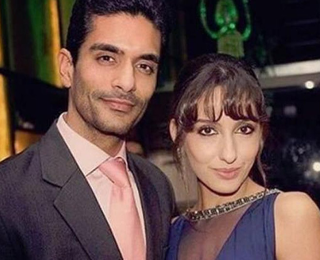 nora fatehi with angad bedi inside 