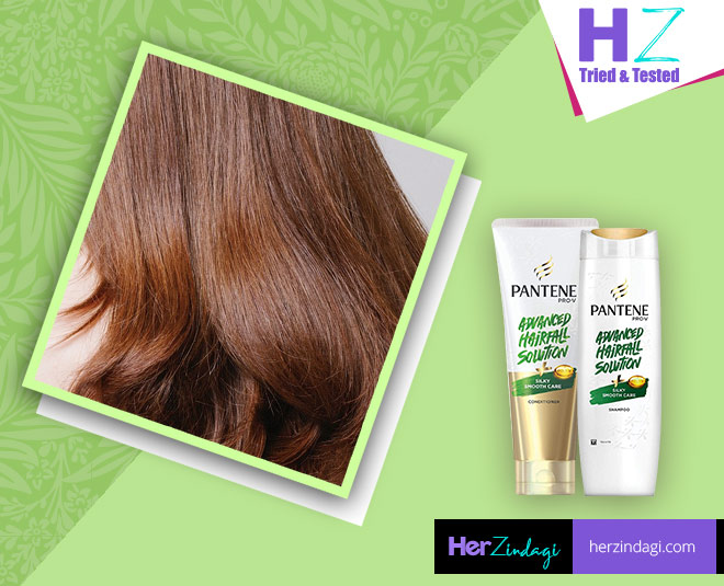 HZ Tried & Tested: Pantene Advanced Hair Fall Solution Silky Smooth Care  Shampoo & Conditioner Review | HerZindagi