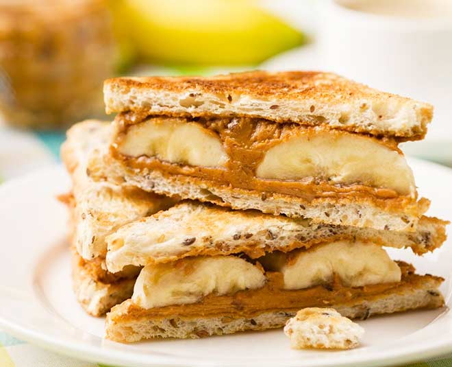 Make Peanut Butter And Banana Sandwich For Your Breakfast HerZindagi