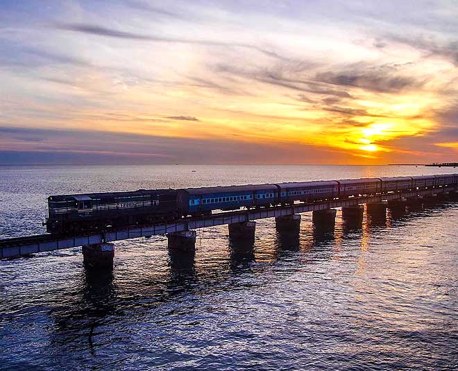 rameshwaram bridge underwater