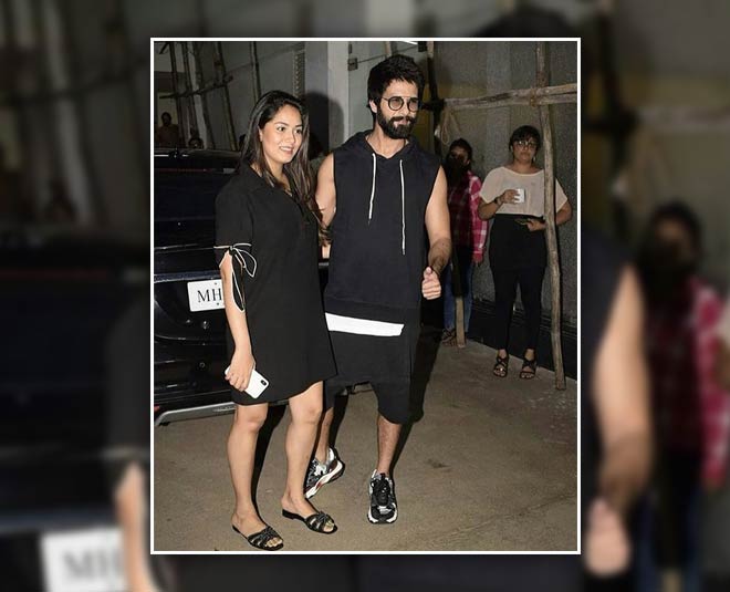 shahid kapoor mira rajput twin black