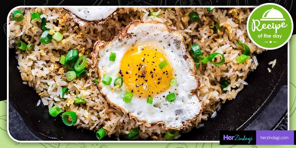 Easy Lunch Recipe: Egg Rice Is What You Need When Feeling Lazy!-Easy ...