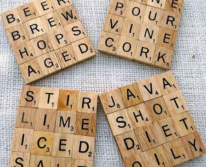 Scrabble Tile Coaster