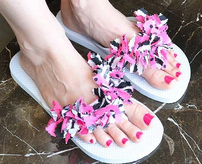 craft idea for chappals