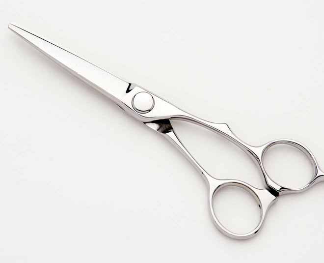 cut your hair at home with scissor