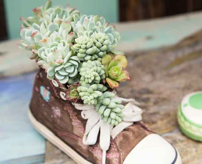 decorate garden with waste material Inside