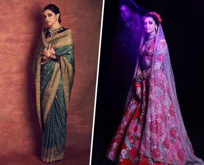 deepika padukone in sabyasachi collection