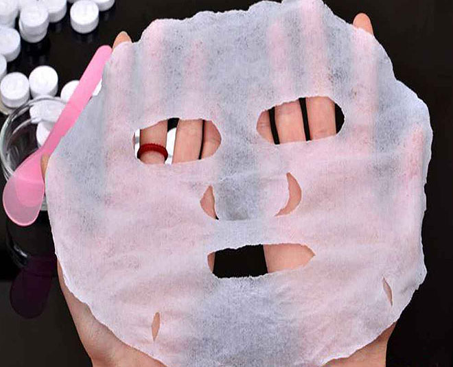 homemade face sheet mask