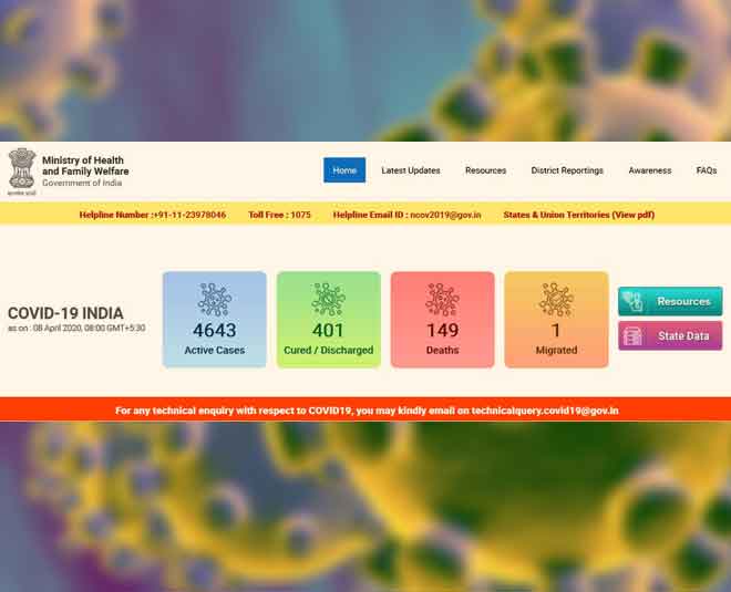 home ministry coronavirus data