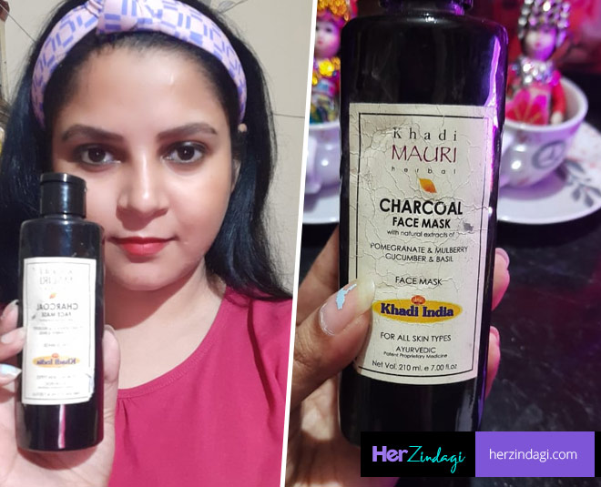 Khadi Charcoal Face Mask For Glowing Skin HZ Tried & Tested Product