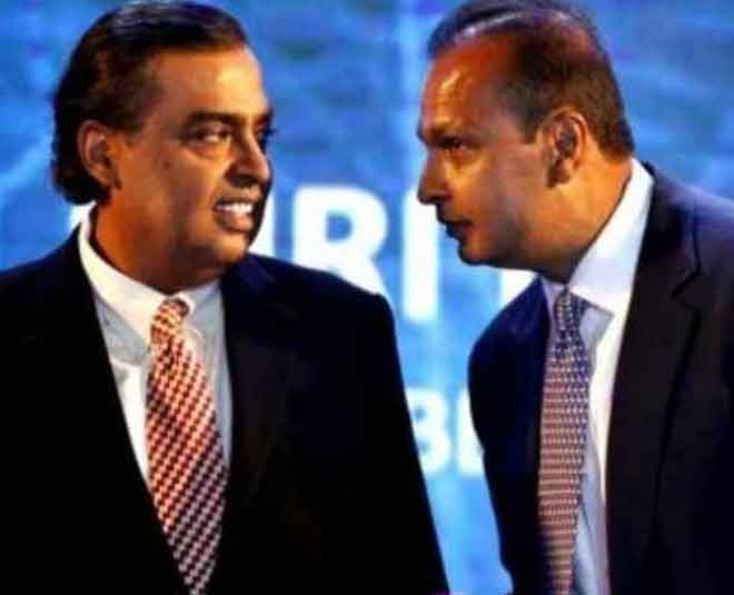 mukesh ambani with brother anil ambani