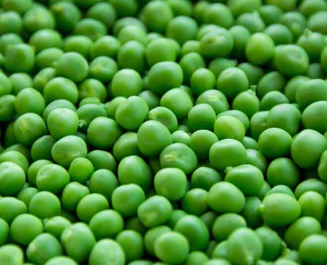 organic vegetable peas Inside