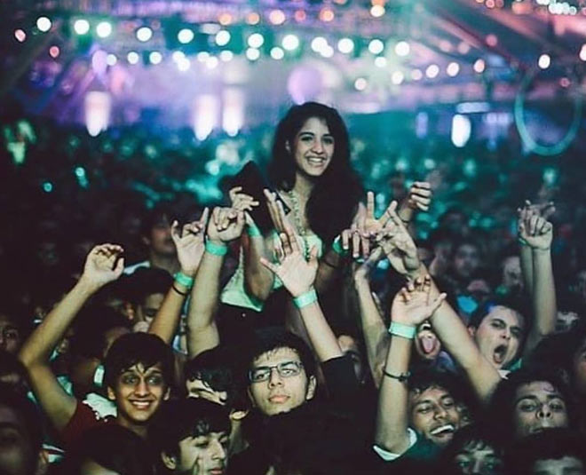 radhika merchant at a concert