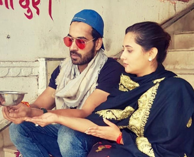 rashami desai with arhaan khan