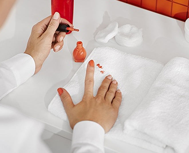 rid of nail polish stains from clothes inside 
