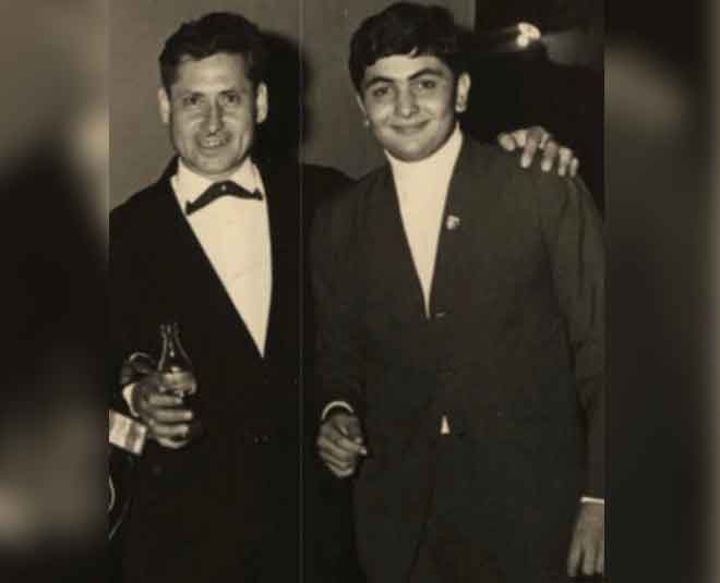 रशियन एक्टर के साथ तस्वीर- rishi kapoor and madan mohan