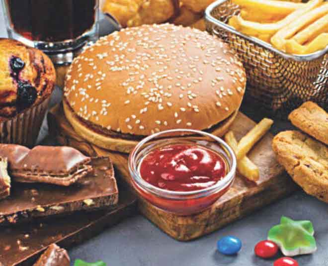 unhealthy food Inside