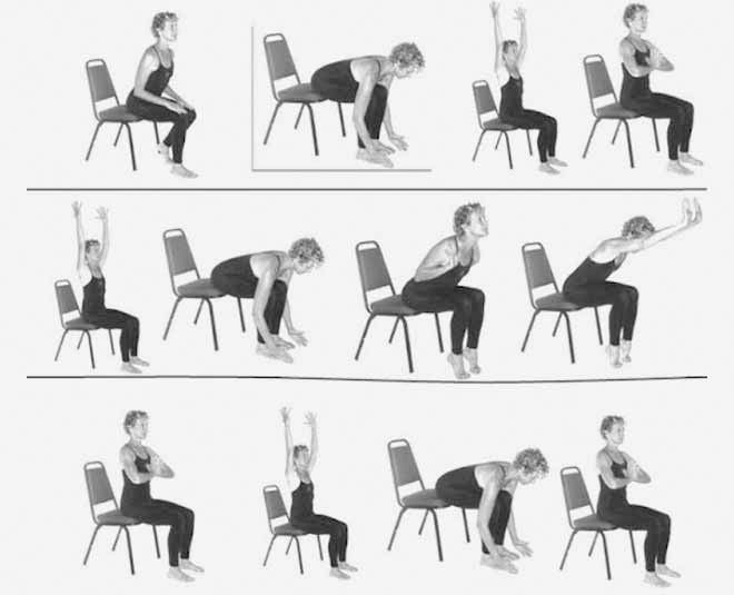 chair surya namaskar for seniors