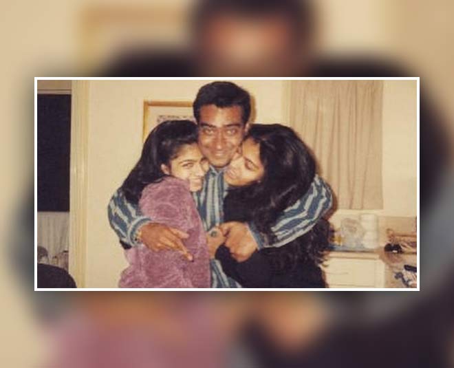 बेहोशी में भी लेतीं थीं अजय का नाम- ajay and kajol family photo