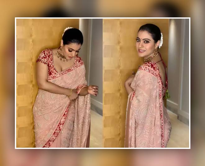 kajol saree blouse designs